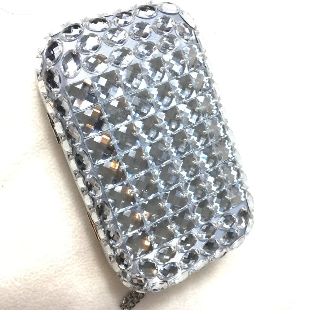 Jeweled Crossbody Clutch Purse - Picture 2 of 6